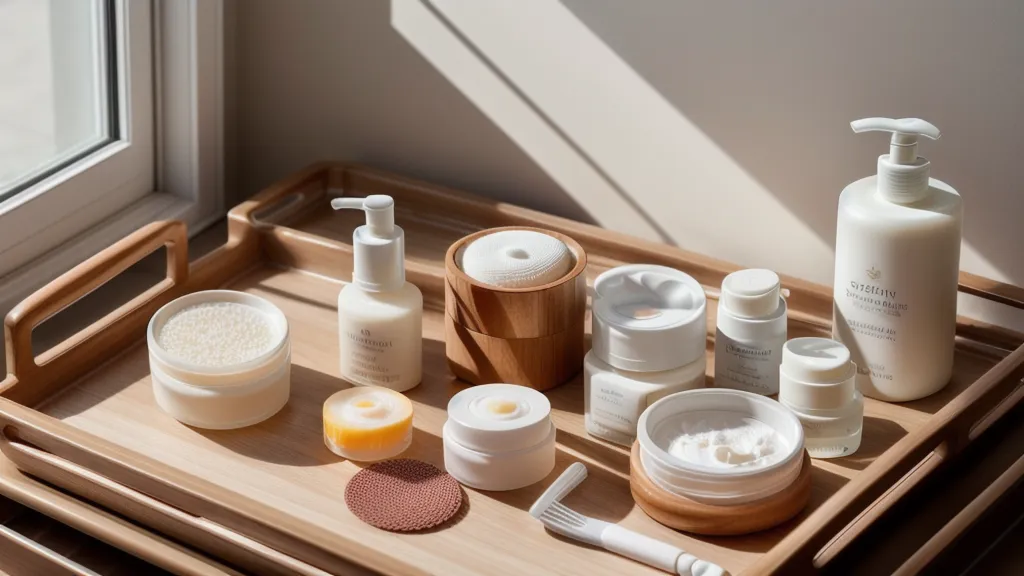 Notas y productos comparando exfoliación física y química para el cuidado de la piel corporal