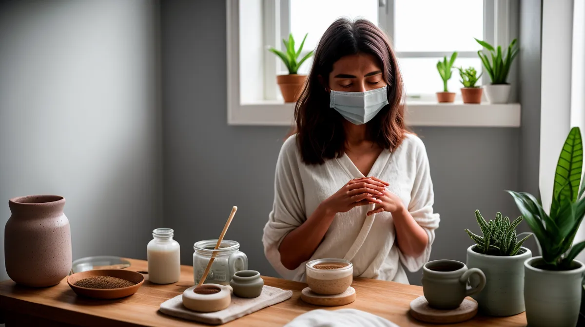Ingredientes naturales para mascarillas caseras organizados según tipo de piel