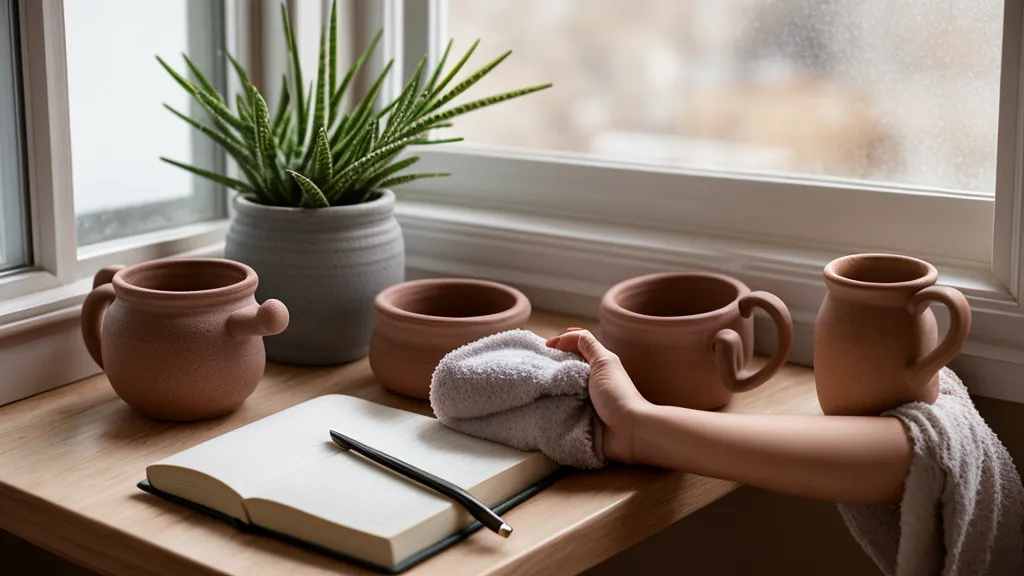 Mano cerrando el cuaderno tras comparar dos métodos de exfoliación corporal casera