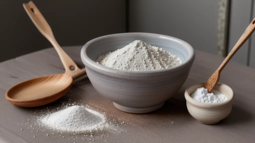 Polvo para peeling enzimático mezclándose en un bol de cerámica, paso clave de mi rutina de exfoliación en casa