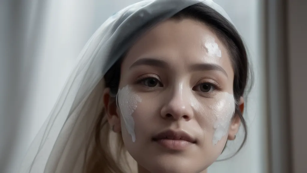 Capa de peeling enzimático aplicada sobre la piel durante mi sesión de skincare en Lima