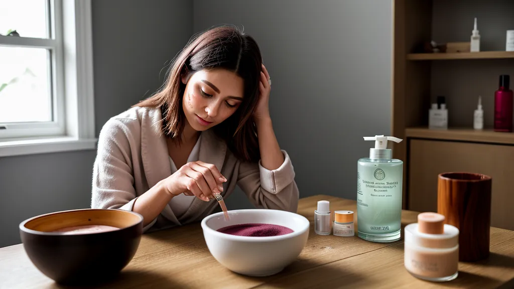 Notas de cuidado corporal y peeling químico junto a un frasco de ácido, parte de mi rutina de skincare en casa.