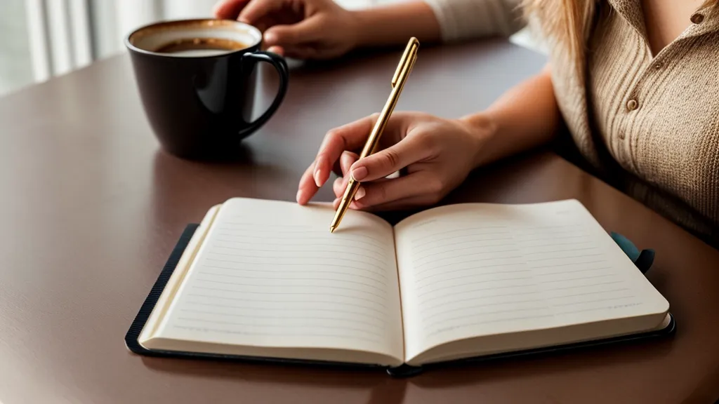Manos cerrando un cuaderno de apuntes tras una sesión de peeling químico y cuidado en casa